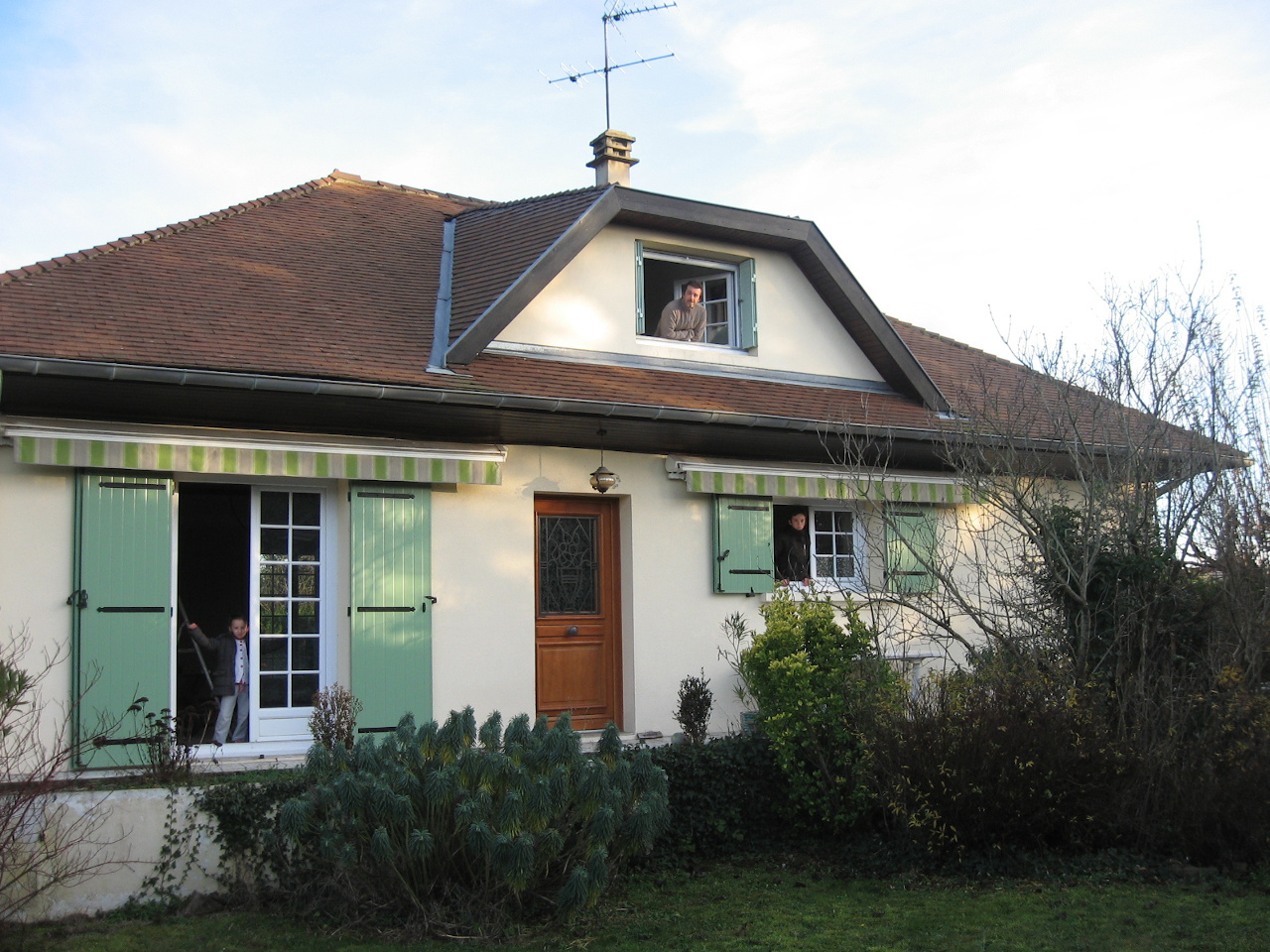 La facade avant Notre nouvelle maison